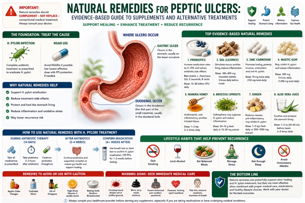 Natural Remedies for Peptic Ulcers
