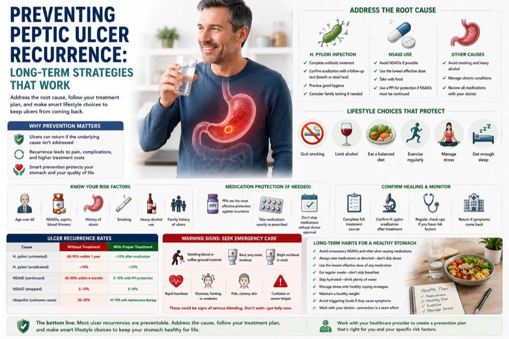 Preventing Peptic Ulcer Recurrence