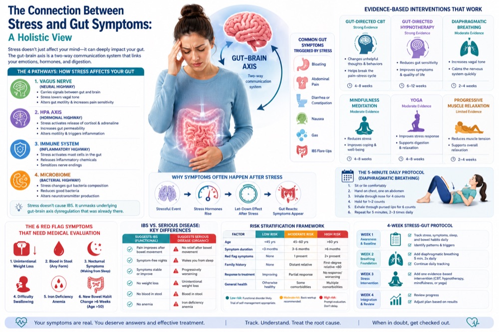 The Connection Between Stress and Gut Symptoms A Holistic View